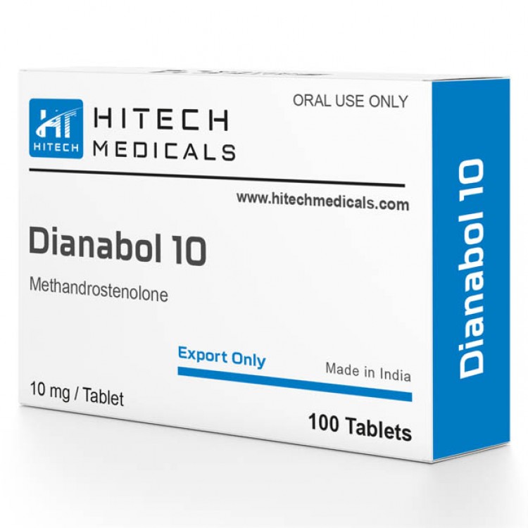 Hitech Medicals Dianabol 10 Mg 100 Tablet